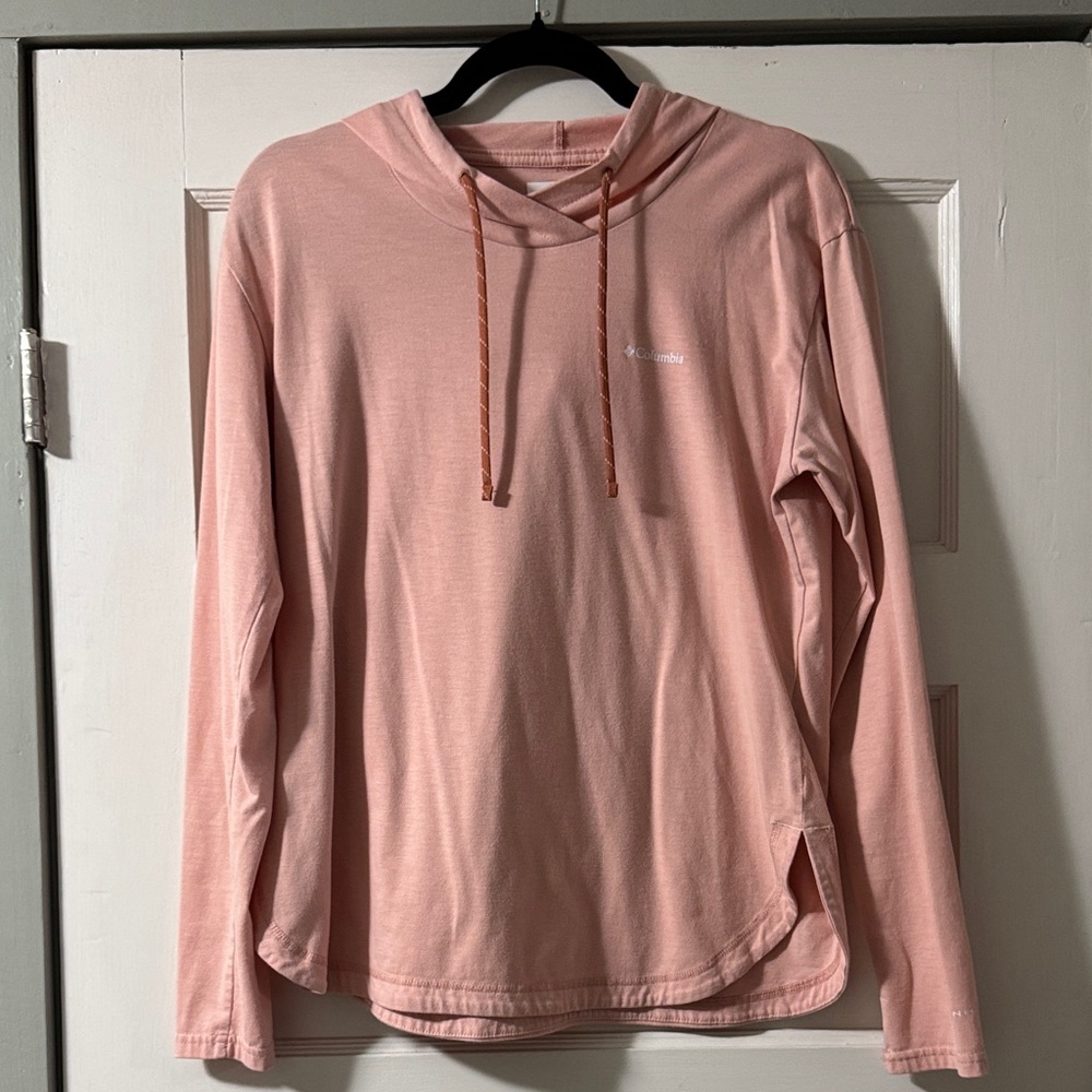 Columbia Soft Pink Hooded Long-Sleeve Pullover